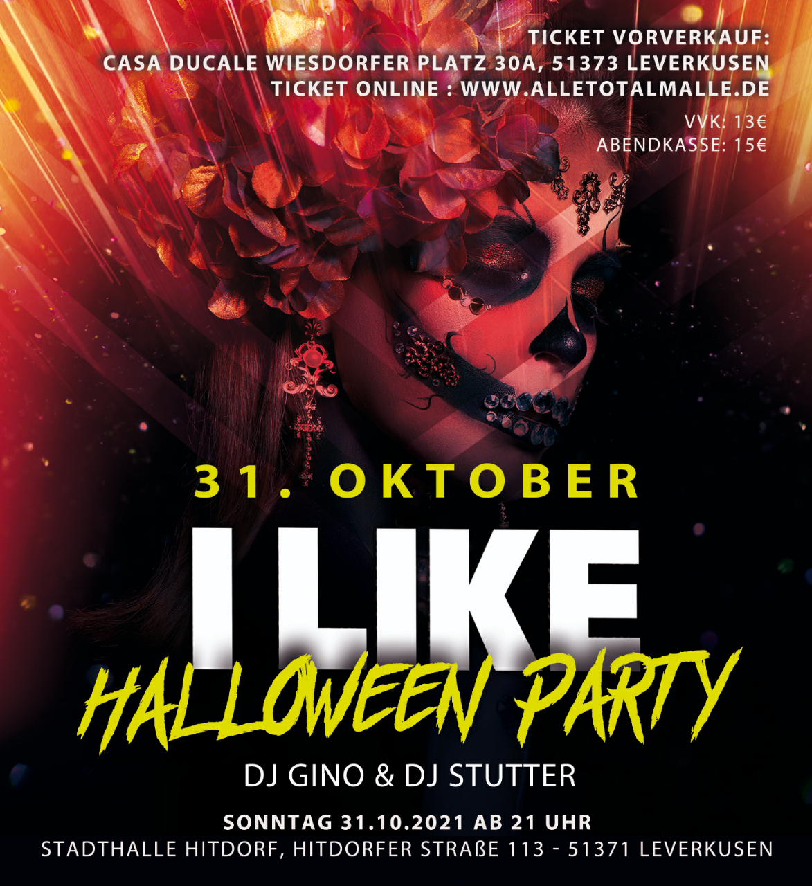 plakat i like halloween party i like halloween party hitdorf